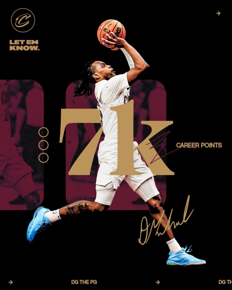 未來可期！加蘭騎士生涯得分達到7000分 隊史第11位！