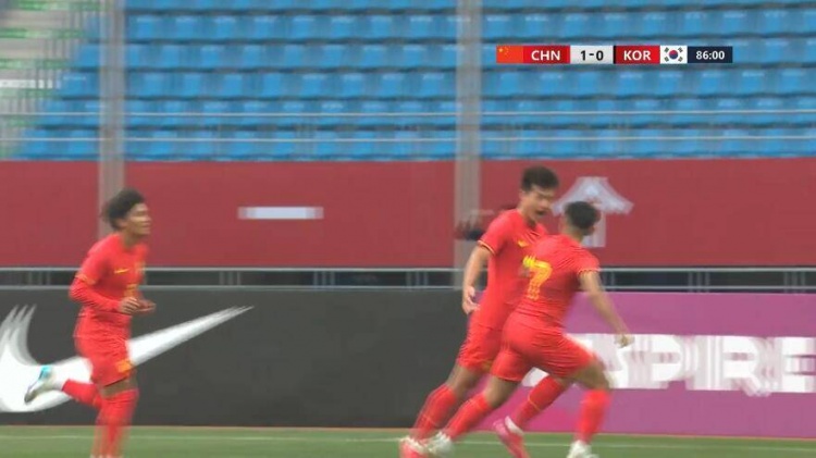 U22國(guó)足1-0韓國(guó)全場(chǎng)數(shù)據(jù)：控球率49%落后韓國(guó)，10射7正領(lǐng)先對(duì)手
