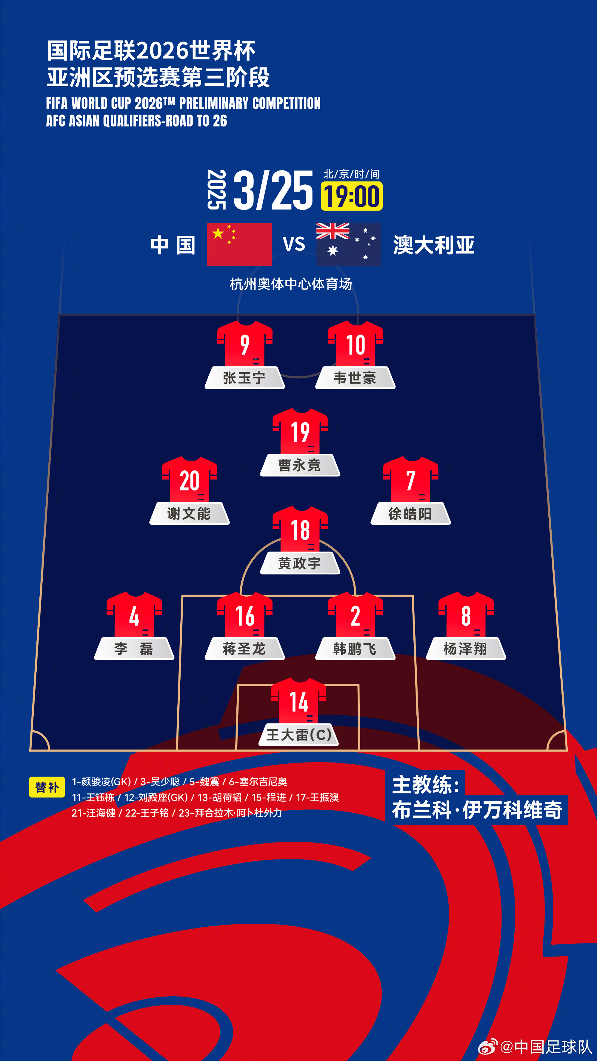 遭伊萬詬??！國足首發(fā)11人聯(lián)賽出場：僅4人鐵主力，楊澤翔0出場